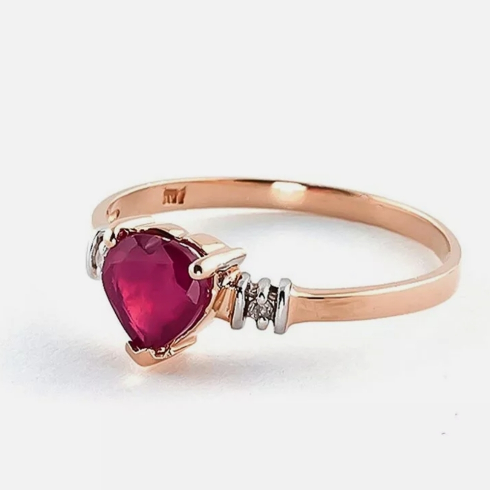 Ruby Red Heart - Picture 2 of 3